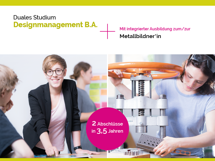 Duales Studium Designmanagement B.A. Mit Der Ausbildung Zum/zur ...