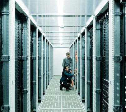 Serverraum bei der DSF