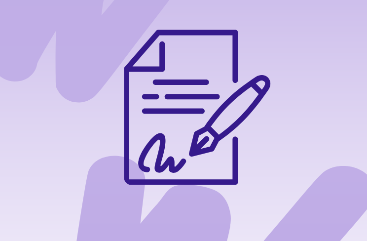 Ausbildungsvertrag Icon.