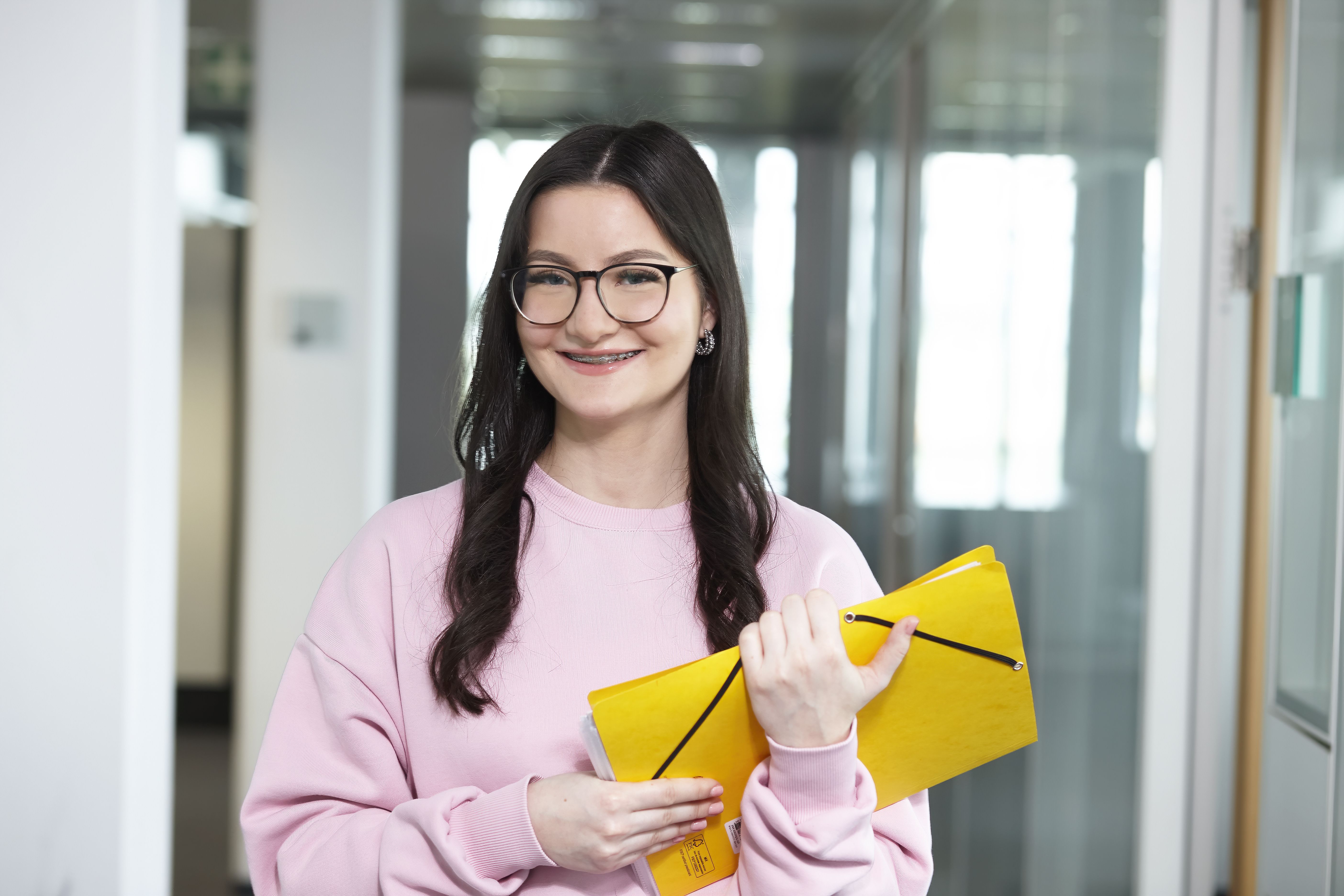 Duale Studentin bei der Commerzbank.