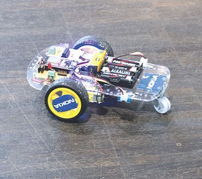 Roboterauto von Nokia.