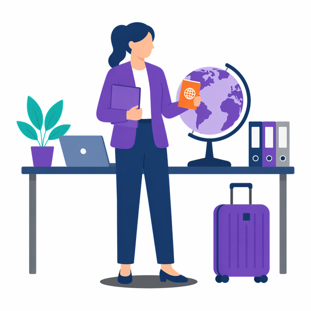 Grafik: Ausbildung Assistant for International Office Management