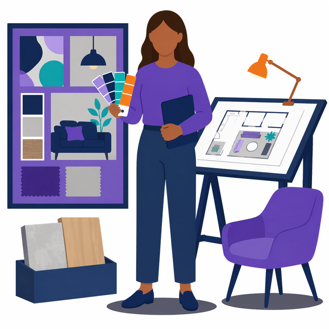 Grafik: Ausbildung Assistent/in - Innenarchitektur