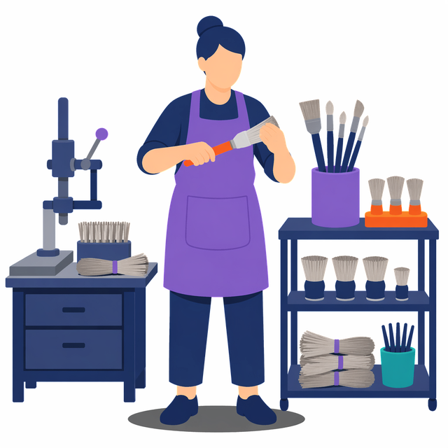 Grafik: Ausbildung Bürsten- und Pinselmacher/in
