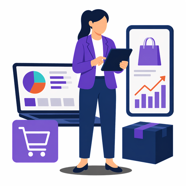Grafik: Duales Studium BWL – Digitaler Handel