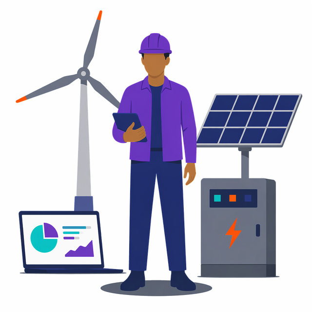 Grafik: Duales Studium Regenerative Energien / Energietechnik