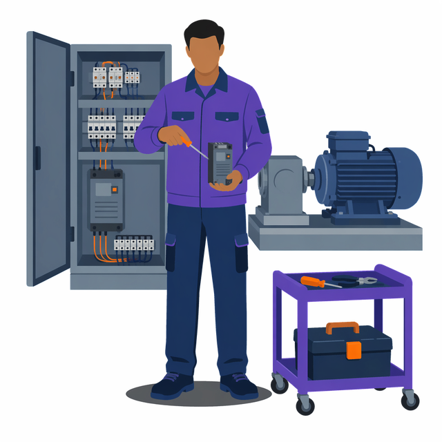 Grafik: Ausbildung Elektroniker/in für Maschinen und Antriebstechnik