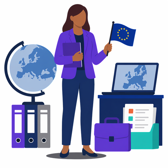 Grafik: Ausbildung Europasekretär/in