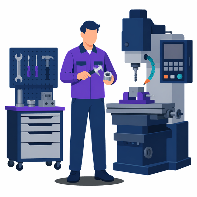 Grafik: Ausbildung Fertigungsmechaniker/in