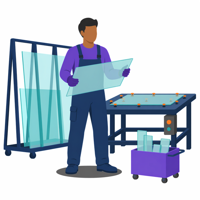 Grafik: Ausbildung Flachglastechnologe/-technologin