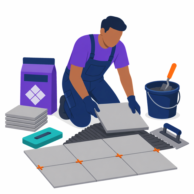 Grafik: Ausbildung Fliesenleger/in
