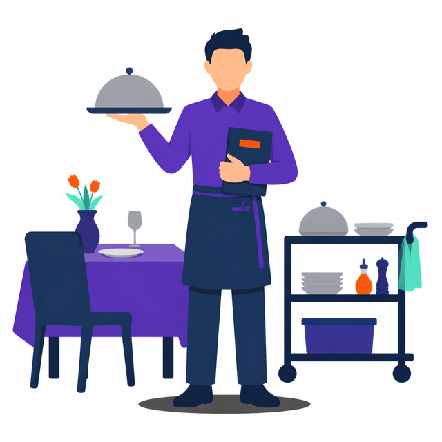 Grafik: Ausbildung Gastronomiefachmann/-frau