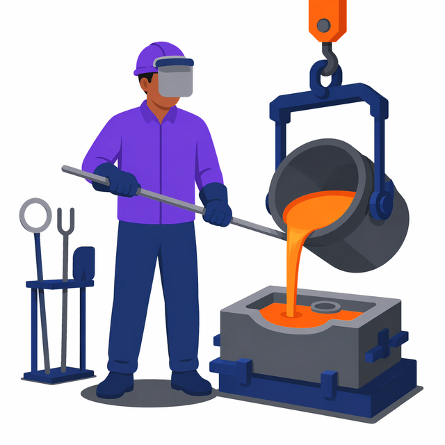 Grafik: Ausbildung Gießereimechaniker/in