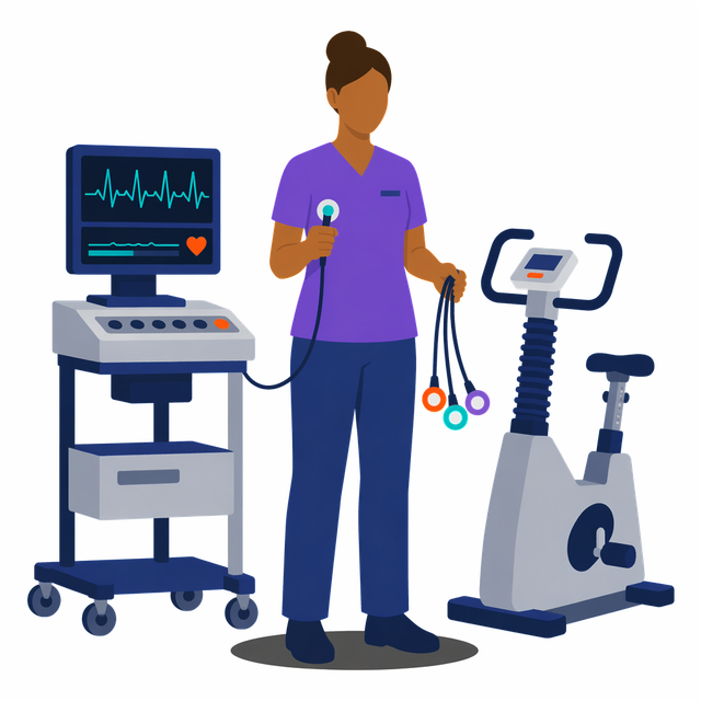 Grafik: Ausbildung MTF (Medizinische/r Technologe/Technologin für Funktionsdiagnostik)