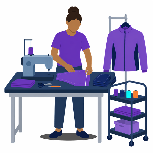 Grafik: Ausbildung Technische/r Konfektionär/in