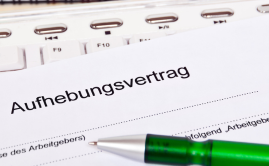 Aufhebungsvertrag